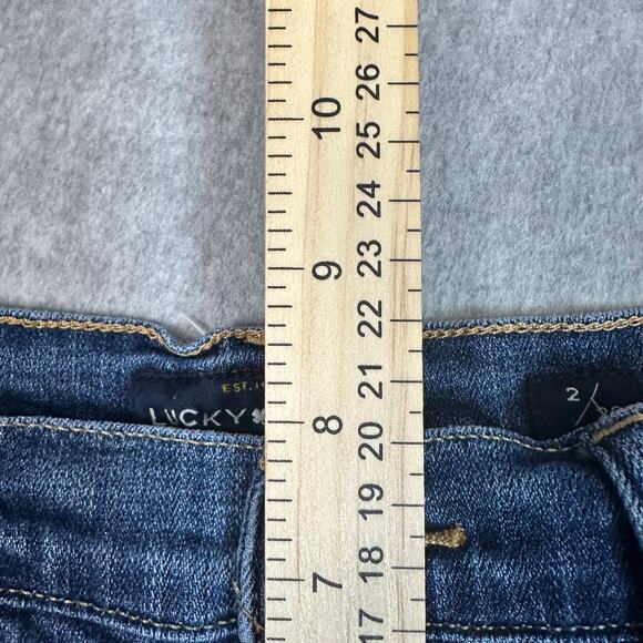Lucky Brand Sweet Straight Ankle Jeans WMNS SZ 2/26 Blue Low Rise Streetwear Y3K - Picture 9 of 12